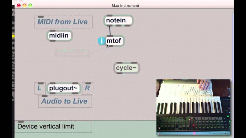 MIDI Synth in Max for Live