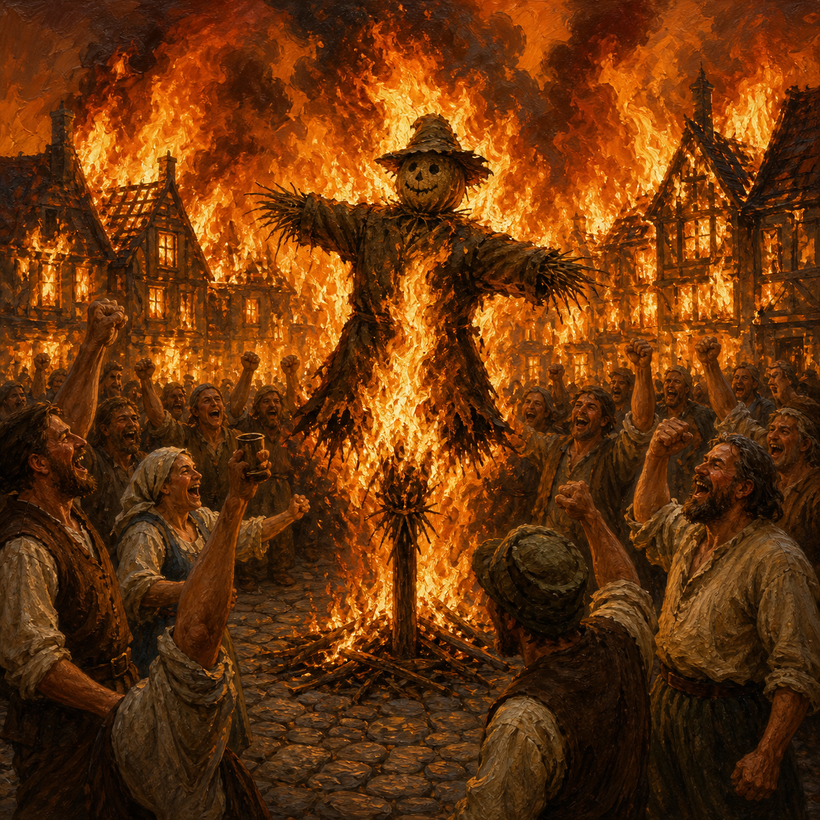 Strawman Bonfire