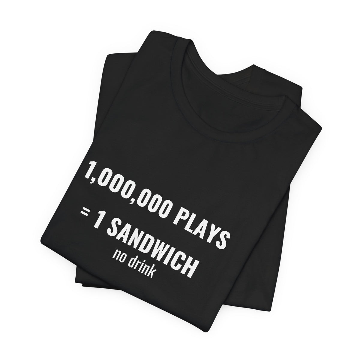 1,000,000 Plays = 1 Sandwich Tee