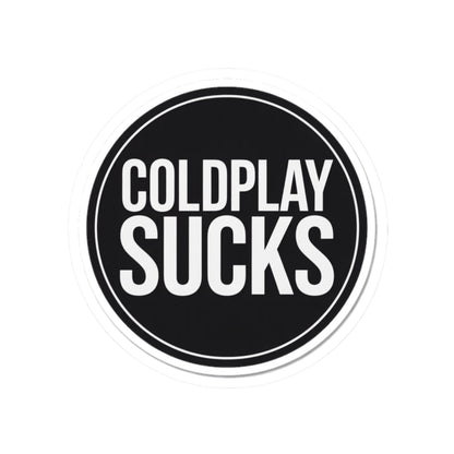Coldplay Sucks Wordmark Sticker