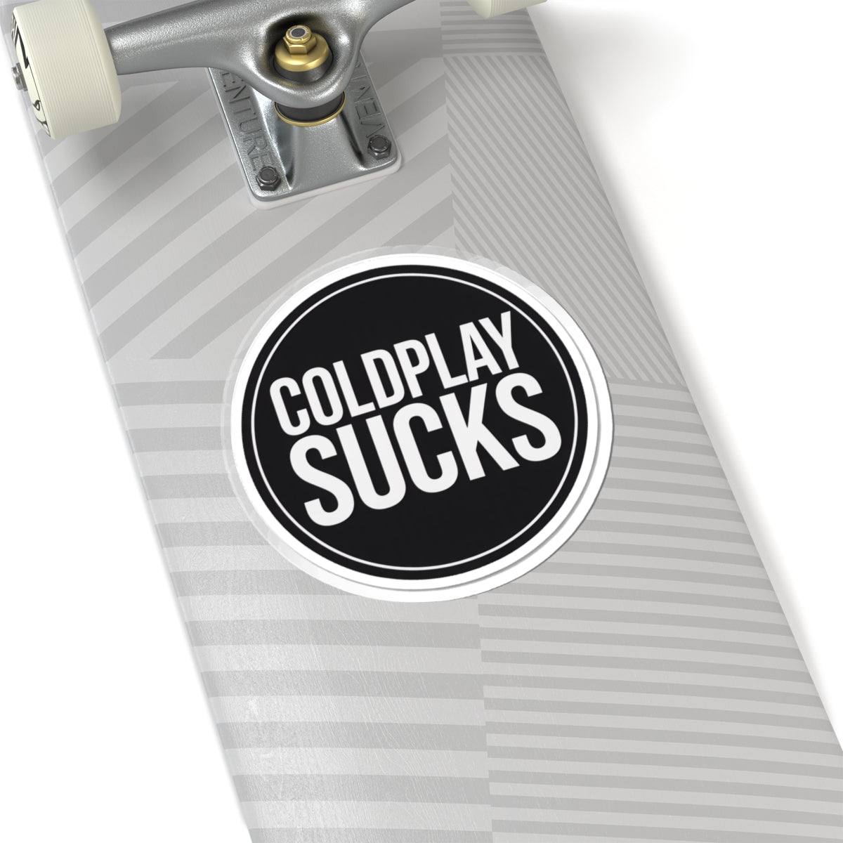 Coldplay Sucks Wordmark Sticker