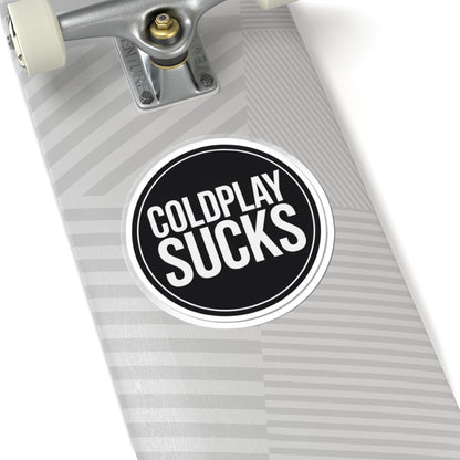 Coldplay Sucks Wordmark Sticker