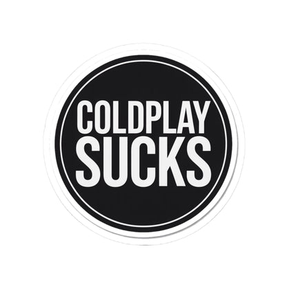 Coldplay Sucks Wordmark Sticker