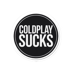 Coldplay Sucks Wordmark Sticker