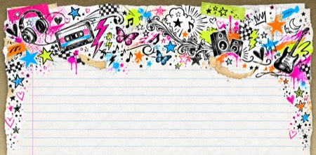 Beautiful Overload notebook cover
