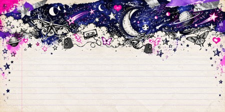 Cosmic Margin notebook cover